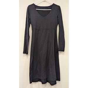 Horny Toad Bellflower Charcoal Black Tencel Lyocell Organic Cotton Dress Size XS